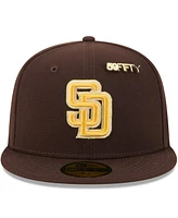 New Era Men's Brown San Diego Padres 2025 59FIFTY Day Fitted with Pins Hat
