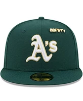 New Era Men's Dark Green Athletics 2025 59FIFTY Day Fitted with Pins Hat