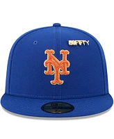 New Era Men's Royal York Mets 2025 59FIFTY Day Fitted with Pins Hat