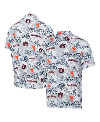 Reyn Spooner Men's White Auburn Tigers Performance Polo Shirt