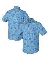 Reyn Spooner Men's Light Blue Milwaukee Brewers Kekai Button-Down Shirt