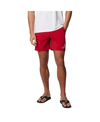 Columbia Men's Crimson Alabama Tide Pfg Terminal Roamer Omni-Shade Stretch Shorts