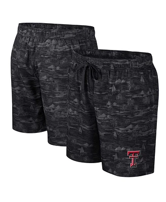 Colosseum Men's Black Texas Tech Red Raiders Ozark Swim Shorts