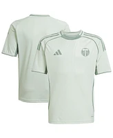 Adidas Big Boys and Girls Light Green Portland Timbers 2025 One Planet Pre-Match Jersey