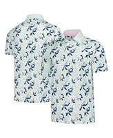 Puma Men's Mint Arnold Palmer Mattr Spring Florals Polo Shirt