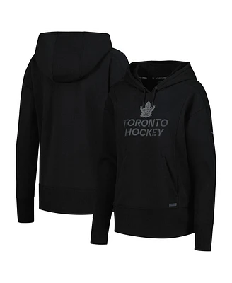 Fanatics Women's Black Toronto Maple Leaf's Authentic Pro Road Pullover Hoodie