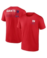 Fanatics Men's Red New York Giants Repeat Stats T-Shirt