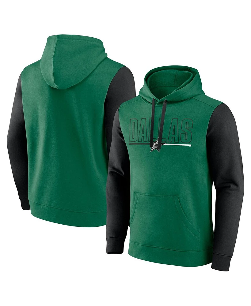 Logo Athletic Men's Kelly Green Dallas Stars Deliver Fleece Pullover Hoodie