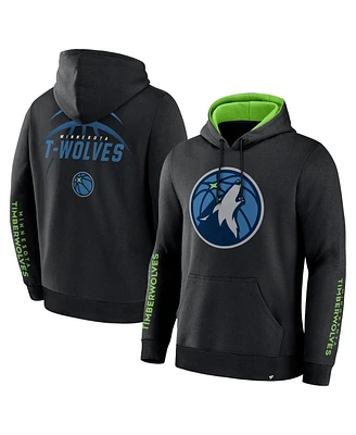 Fanatics Men's Black Minnesota Timberwolves Legacy Guard Pullover Hoodie