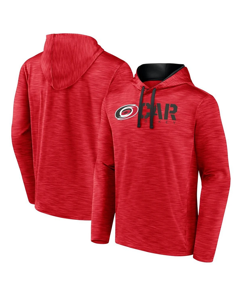 Logo Athletic Men's Red Carolina Hurricanes Head Start Pullover Hoodie