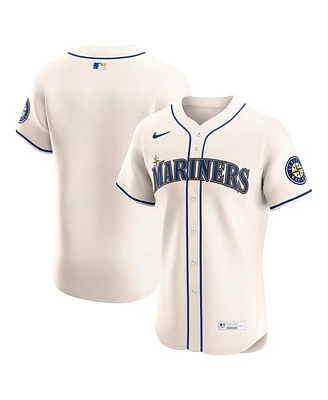 Nike Men's Cream Seattle Mariners Alternate Elite Jersey