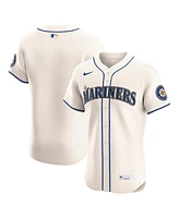 Nike Men's Cream Seattle Mariners Alternate Elite Jersey