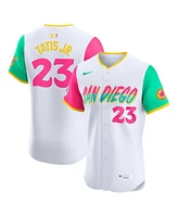 Nike Men's Fernando Tatis Jr. White San Diego Padres City Connect Sponsor Patch Elite Player Jersey
