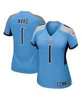 Nike Women's Cameron Ward Light Blue Tennessee Titans 2025 Nfl Draft First Round Pick Game Jersey