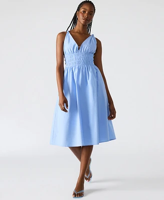 Steve Madden Women's Kassie Cotton Midi Dress