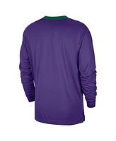 Nike Men's Purple Phoenix Suns 2024/25 City Edition Authentic Pregame Performance Long Sleeve Shooting T-Shirt