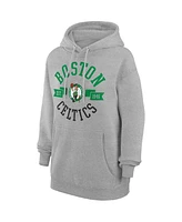 G-iii 4Her by Carl Banks Women's Heather Gray Boston Celtics City Pullover Hoodie