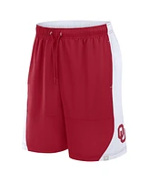 Fanatics Men's Crimson/White Oklahoma Sooners Strength Unleashed Shorts