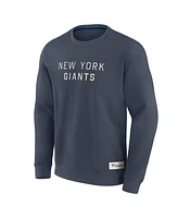 Fanatics Men's Navy New York Giants Elements Future Ground Lettering Pullover Sweatshirt