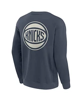 Fanatics Men's Blue New York Knicks Elements Future Ground Lettering Pullover Sweatshirt