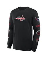 Fanatics Men's Black Washington Capitals Boxed Legacy Long Sleeve T-Shirt