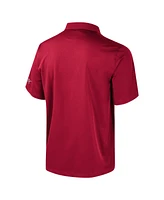 Colosseum Men's Crimson Oklahoma Sooners Strike Bowling Button-Up Shirt