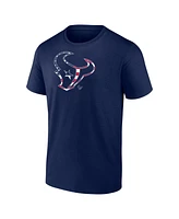 Logo Athletic Men's Navy Houston Texans Americana T-Shirt
