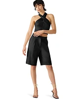 Steve Madden Women's Pleated Bermuda Shorts