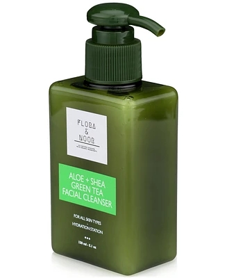 Flora & Noor Hydration Station Aloe + Shea Green Tea Facial Cleanser