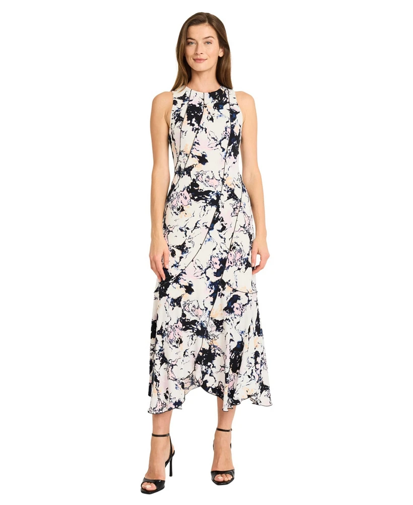 Maggy London Women's Sleeveless Midi Dress