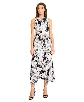 Maggy London Women's Sleeveless Midi Dress