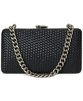 Lauren Ralph Lauren Woven Leather Small Franki Clutch