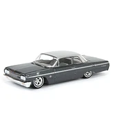 1/64 1964 Chevrolet Bel Air Gray & Silver California Lowriders