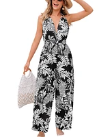 Cupshe Women's Paradise Glow Tropical Jumpsuit
