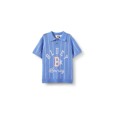 Cotton On Boys Little/Big License Preston Short Sleeve Knit Polo
