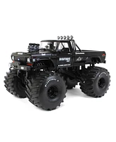 Greenlight 1/18 1974 Ford F-250 Ranger Xlt Monster Truck, Bigfoot #1, Black Bandit, 66 inch Tires