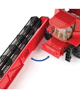 Tomy 1/32 Case Ih 8230 Combine w/ Both Heads, Afs Connect Magnum 380 & Grain Cart Set