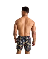 Chubbies Men's 5.5" Black Pittsburgh Steelers The Neon Lined Classic Swim Trunks