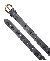 Frye Women's Beaded Perf Belt