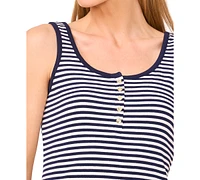 CeCe Women's Striped Tank Top