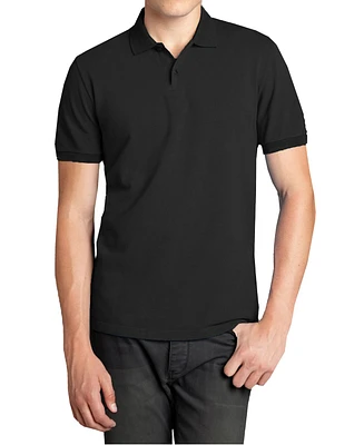 Galaxy By Harvic Men's Polo Avenue Short Sleeve Pique Shirt