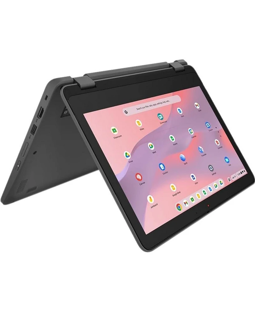 Lenovo 300e Yoga Chromebook Gen 4 11.6" Hd 2-In-1 Touchscreen Laptop, MediaTek Kompanio 520 2.0GHz, 4GB Ram, 32GB eMMC, ChromeOS, Graphite Gray