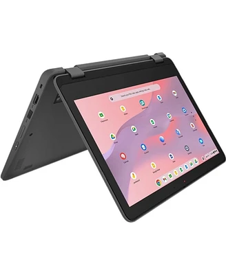 Lenovo 300e Yoga Chromebook Gen 4 11.6" Hd 2-In-1 Touchscreen Laptop, MediaTek Kompanio 520 2.0GHz, 4GB Ram, 32GB eMMC, ChromeOS, Graphite Gray