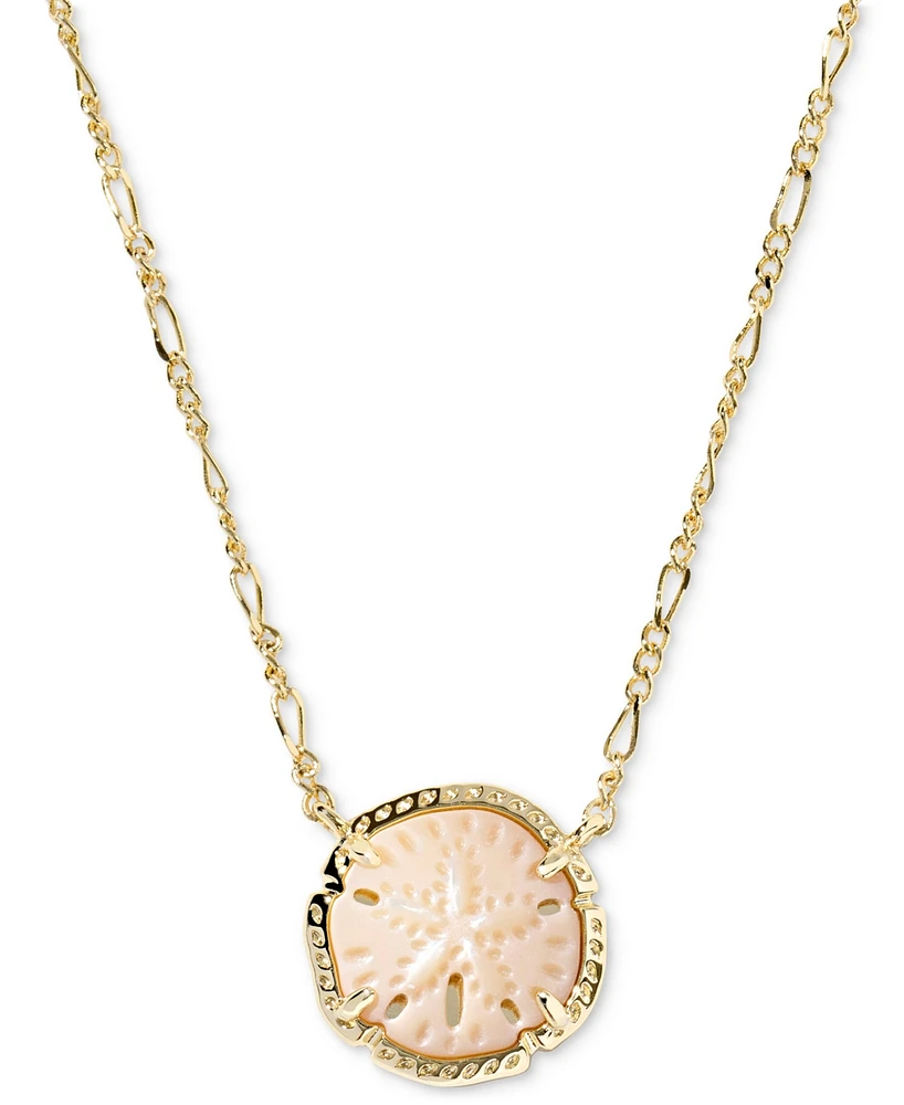Kendra Scott Sand Dollar Short Pendant Necklace, 17-2/5" + 3" extender