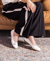 Cliffs by White Mountain Women's Calming Round Toe Ballet Flats