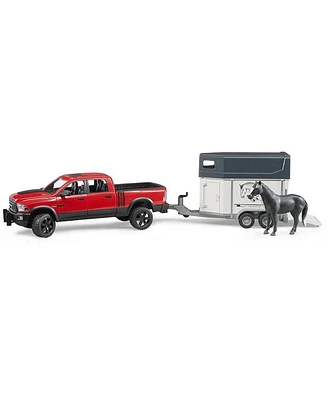 1/16 Bruder Ram 2500 Power Pick Up with Horse Trailer and 1 Horse