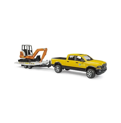 1/16 Bruder Ram Rental Service with Mini Excavator 2546