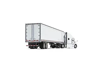 First Gear Dcp 1/64 Mack Anthem Sleeper Cab White w/ 53ft Box Trailer