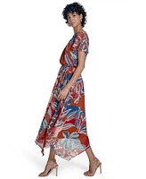 Jessica Howard Women's Short-Sleeve Fit & Flare Dress