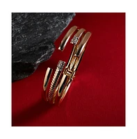Sohi Women's Rope Open Bangle Bracelet